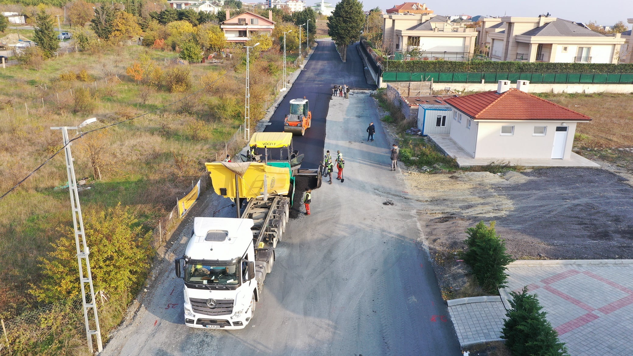 YILIN SON ASFALT ÇALIŞMASI MODA CADDESİ’NDE YAPILDI