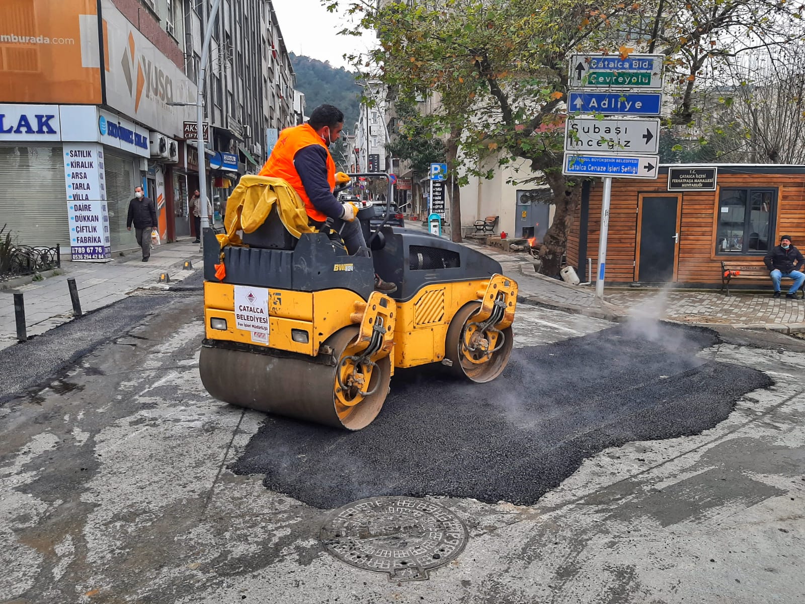 Çatalca’da çalışmalar devam ediyor