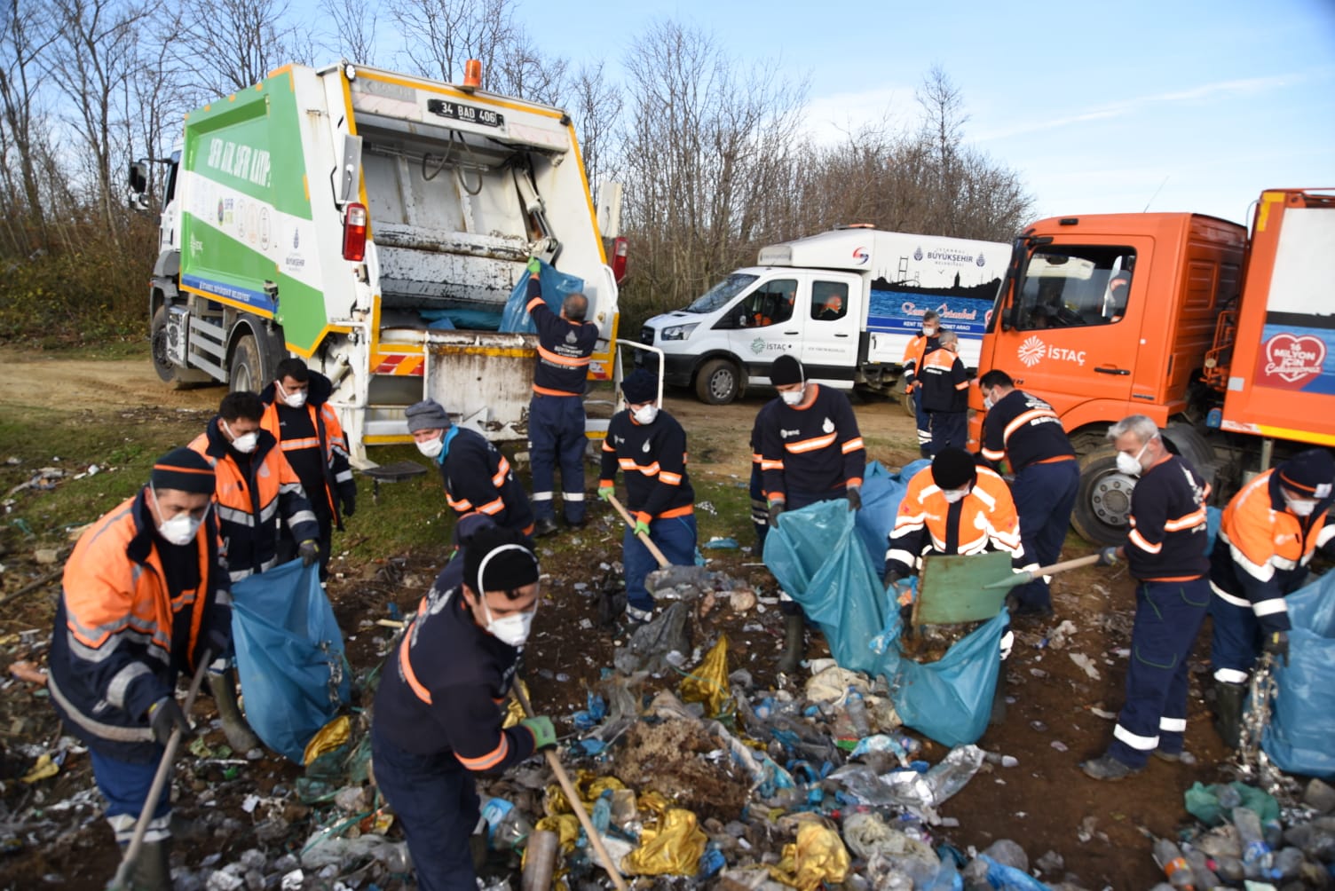 İBB’DEN KAÇAK ÇÖP DÖKÜMÜNE ANINDA MÜDAHALE