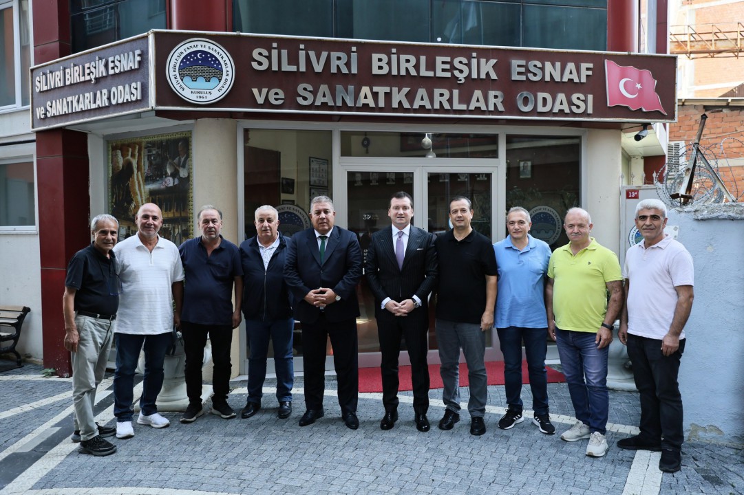 Başkan Balcıoğlu Silivri Birleşik Esnaf ve Sanatkârlar Odası’nı Ziyaret Etti