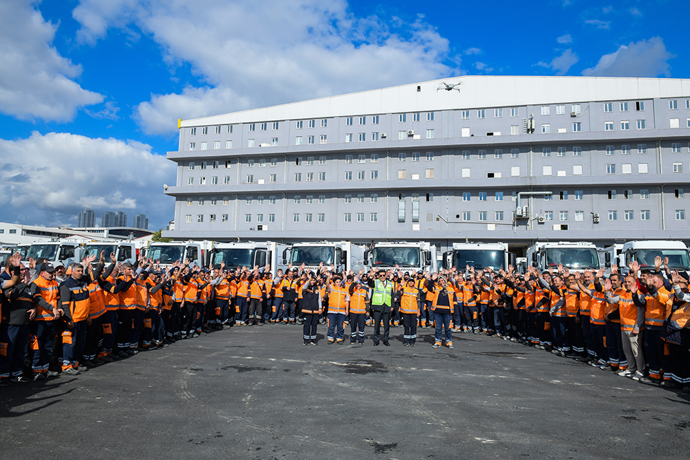 Günde bin 100 ton Atık toplanıyor