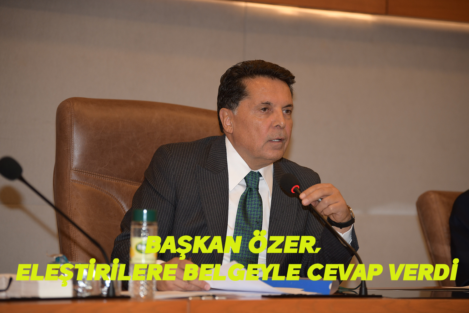 Başkan Özer, eleştirilere belgeyle cevap verdi