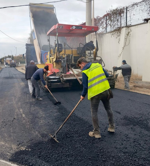 Çoban Sokak’taki Asfalt Serim Çalışmaları Tamamlandı